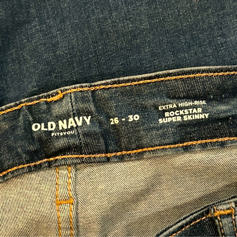 NWT Womens Old Navy Plus Rockstar Extra High Rise Skinny Jeans - Picture 10 of 14